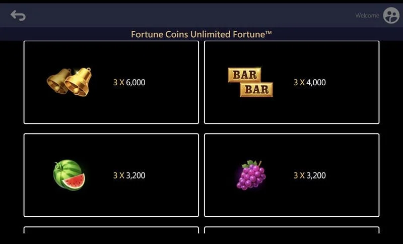 Fortune Coins Unlimited Fortune - uga uliopanuliwa wa 3 kwa 5 ukikusanya sarafu